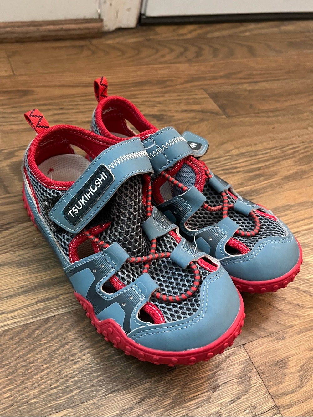 Tsukihoshi Blue and Red Ibiza Sneaker Size 11 Boys